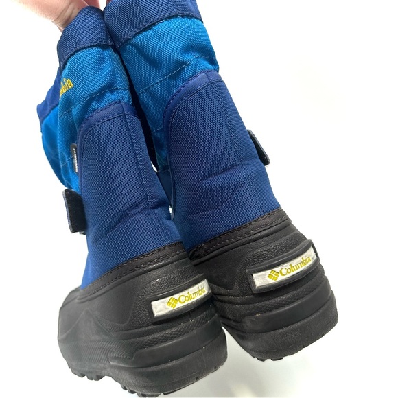 Columbia Blue Winter Snow Boots Insulated Waterproof Kids Size 11 - Picture 4 of 8